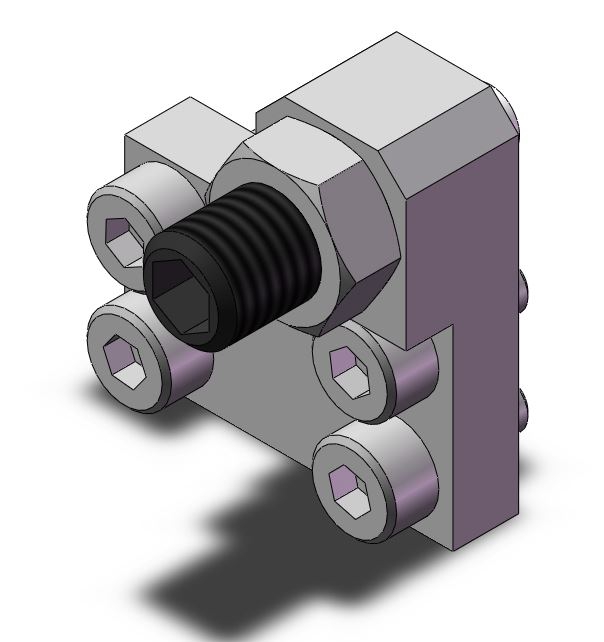 Butée élastique arrière symétrique MXQ-AT SMC