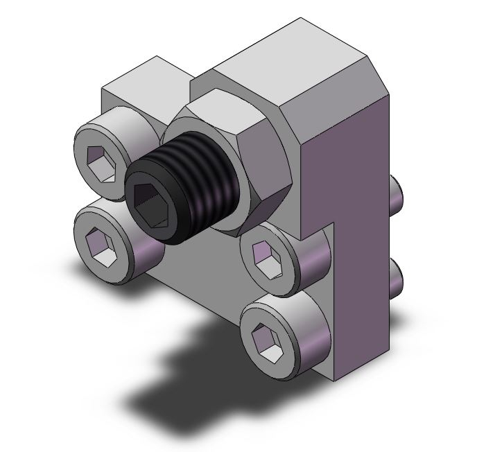 Butée métallique arrière MXQ-CT SMC