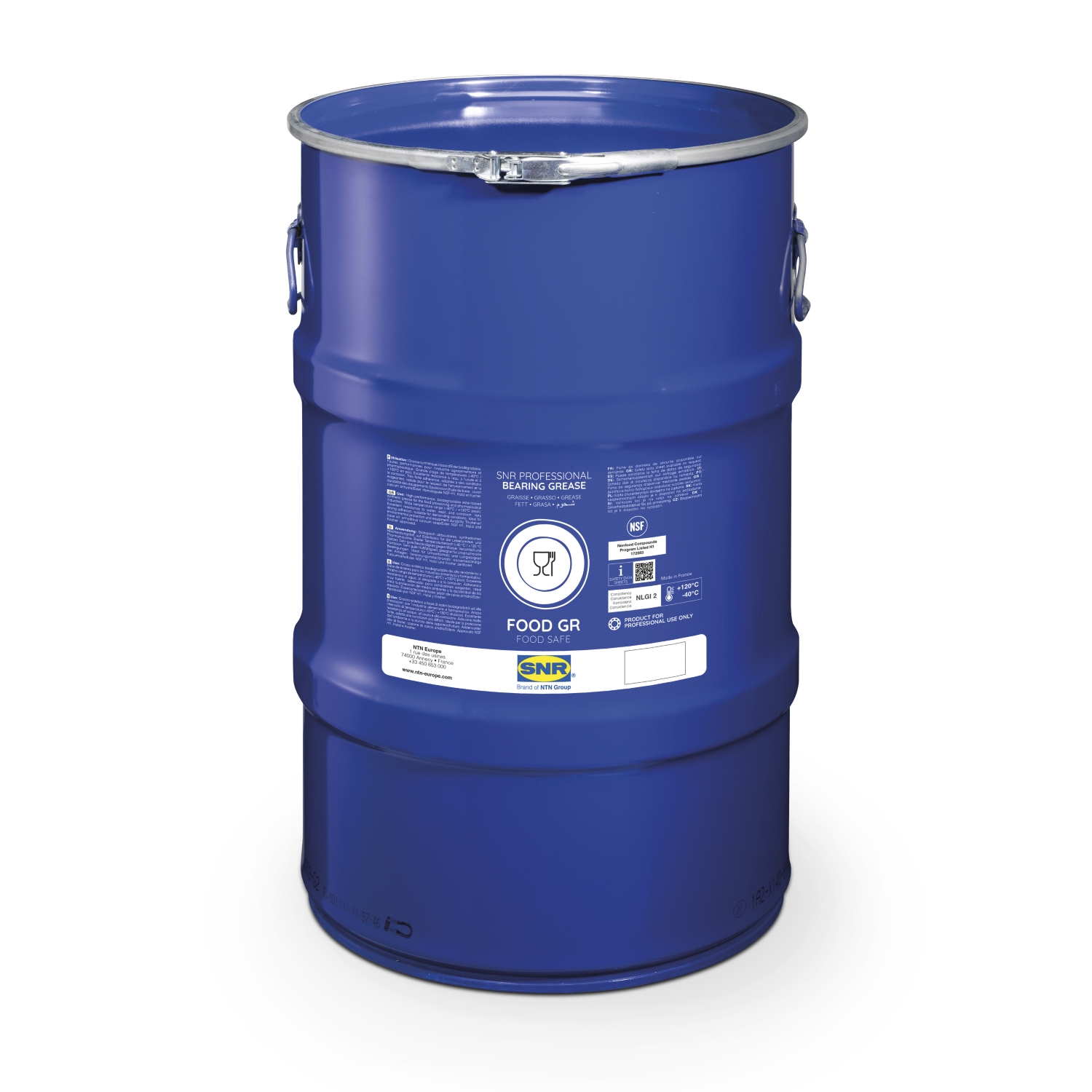 Graisse alimentaire huile de base calcium anhydre / ester viscosité 220 SNR