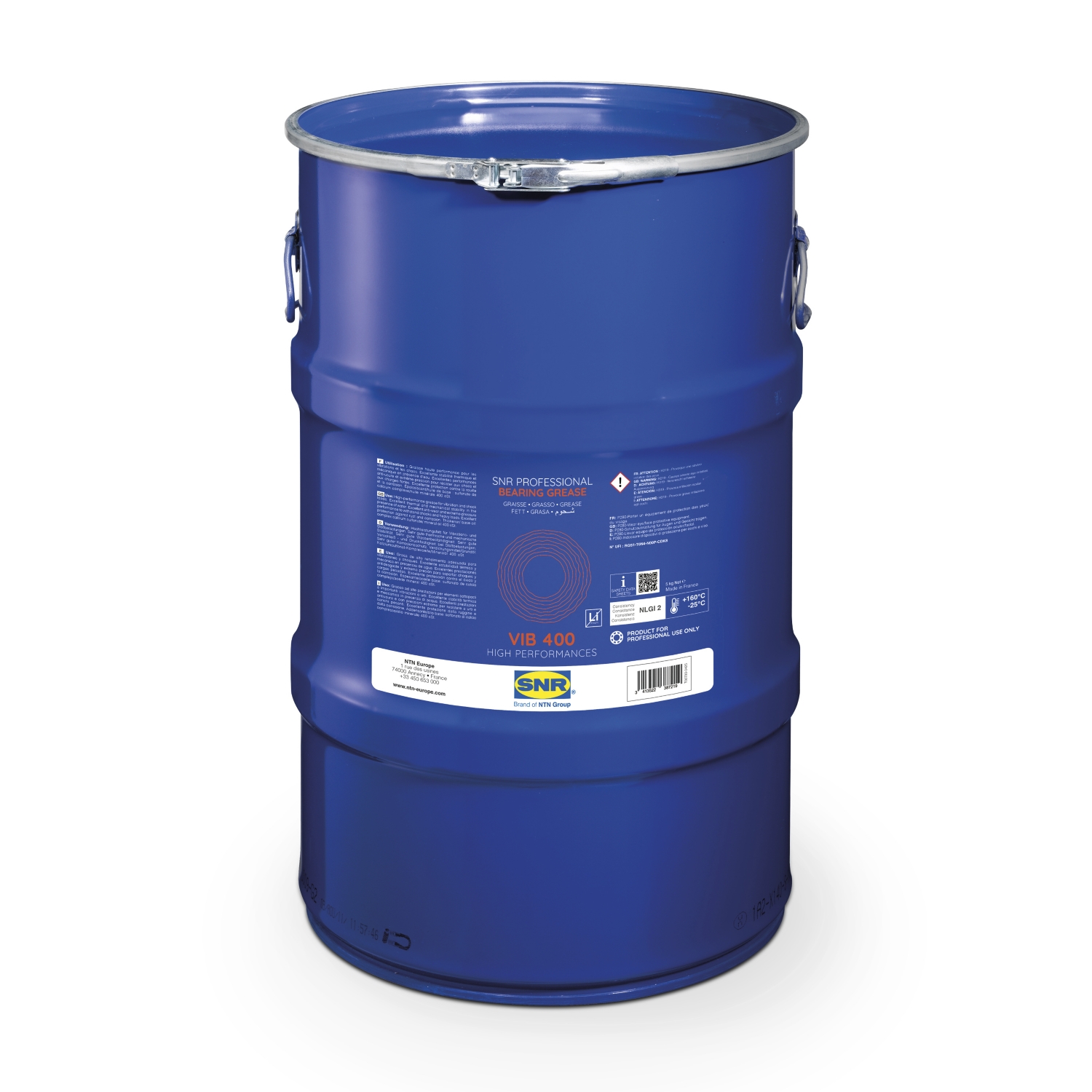 Graisse spéciale vibrations huile de base calcium lithium / semi synthétique viscosité 360 SNR