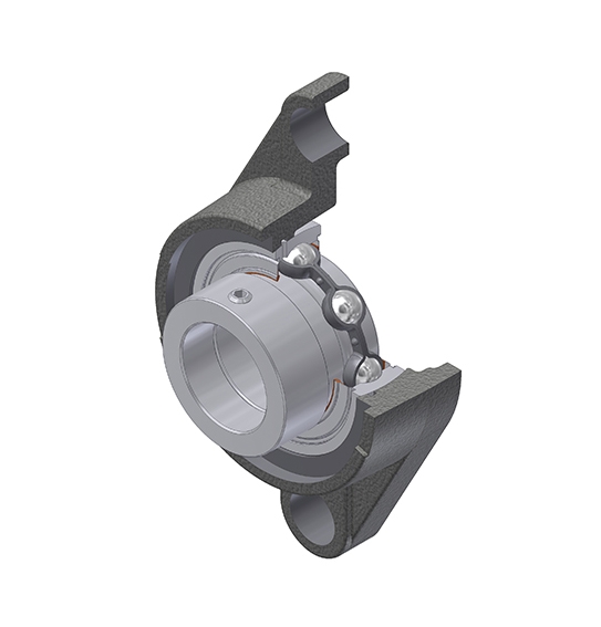 Paliers inox auto-aligneur avec rainure pour bouchon série SESFL NTN SNR