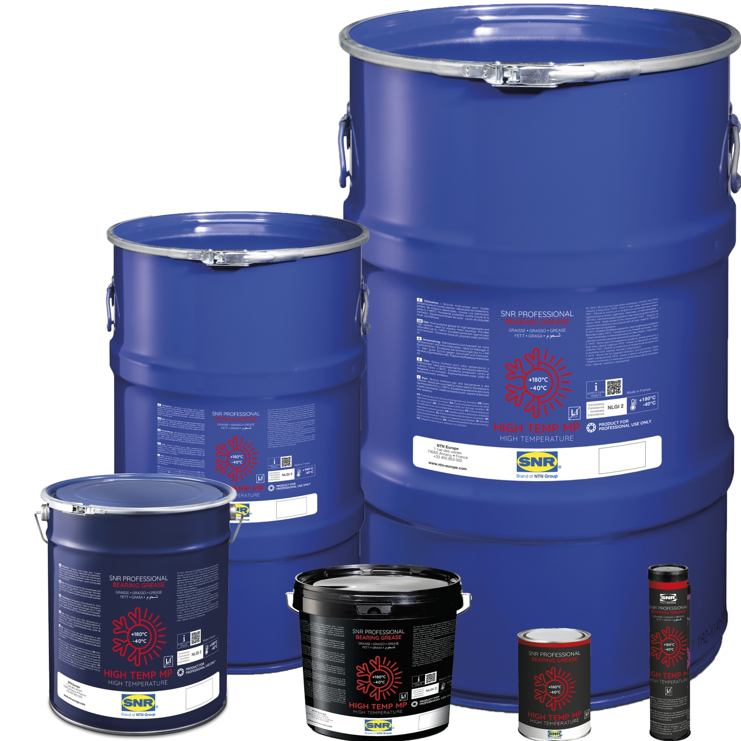  Graisse haute température huile de base polyurée / synthétique viscosité 80 