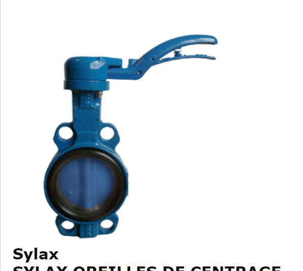 Vanne papillon Sylax FGL - Oreilles de centrage - EPDM Socla