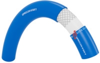 Tuyau Espiroclean® 40 AL revêtement PVC lisse bleu Soditec