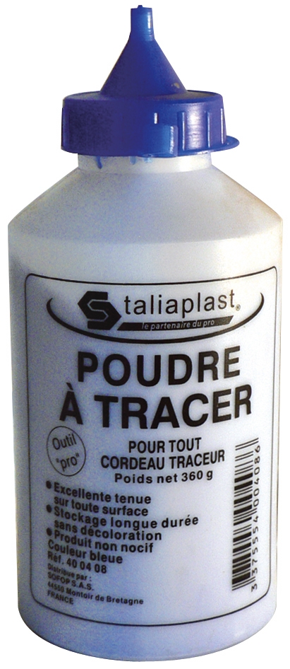 Poudre à tracer bleue 360 g Sofop Taliaplast