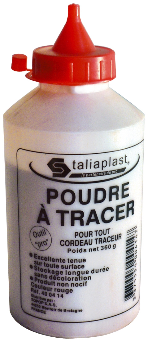 Poudre à tracer rouge 360g Sofop Taliaplast