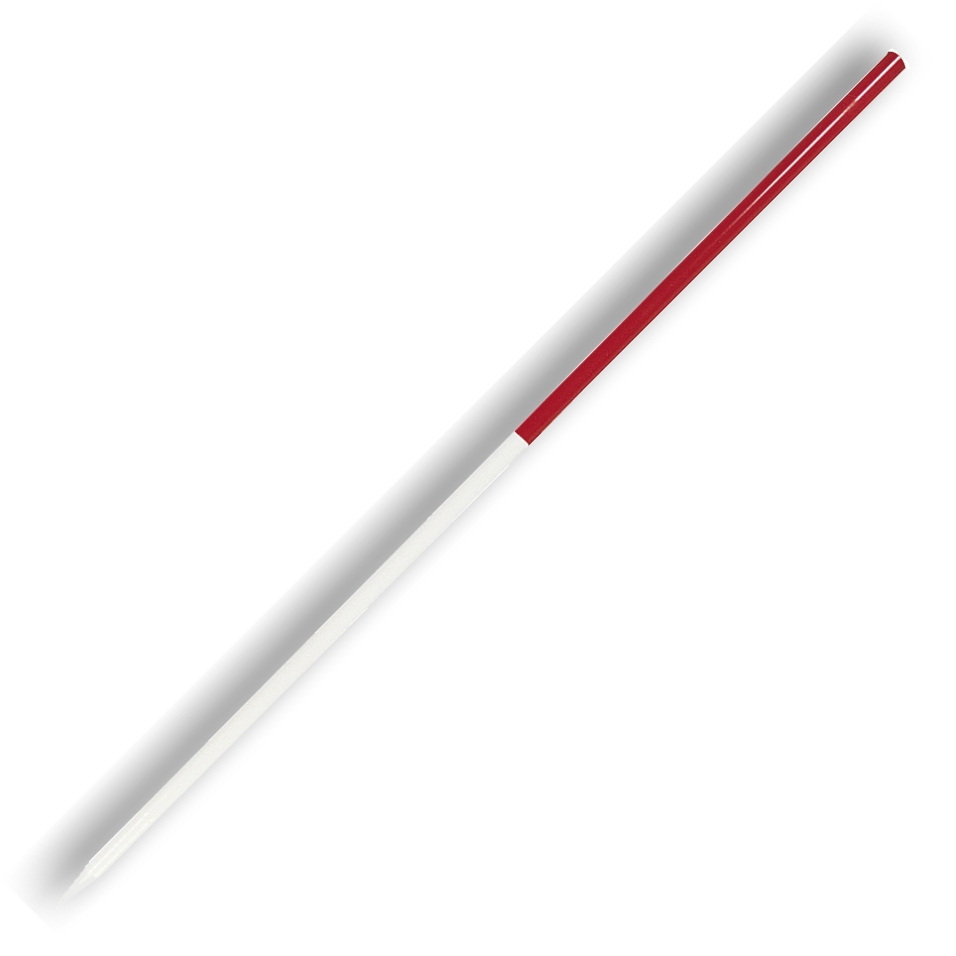 Jalon rouge/ blanc Ø 22 mm L 100 mm Sofop Taliaplast
