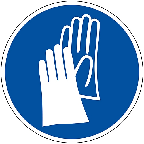 Panneau protection obligatoire mains Novap