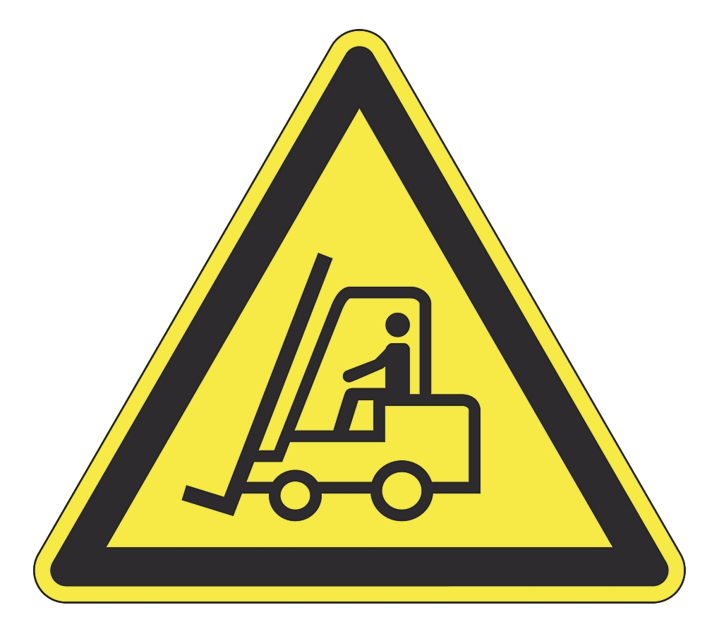  Panneau d'avertissement "Danger véhicule manutention" 