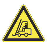  Panneau d'avertissement "Danger véhicule manutention" 