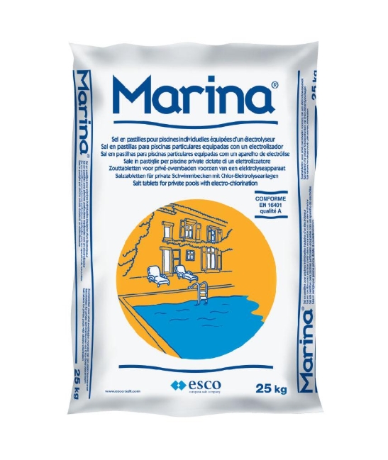  Sel de piscine en pastille Marina® - 25kg 