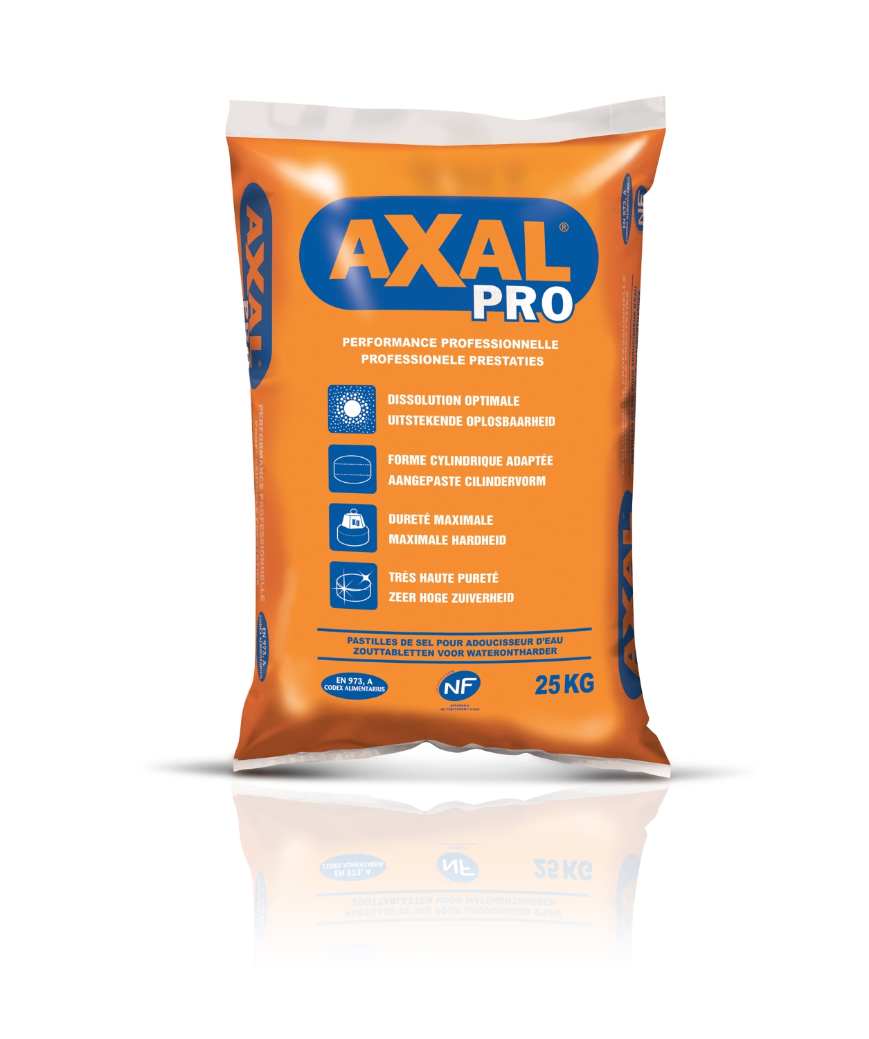 Sel pour adoucisseur - 25 kg Axal Pro