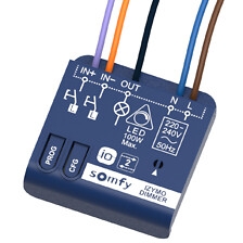 Micro-récepteur d'éclairage à variation io Izymo Somfy