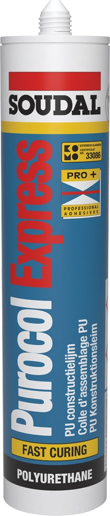 Colle bois polyuréthane PUROCOL Express Soudal