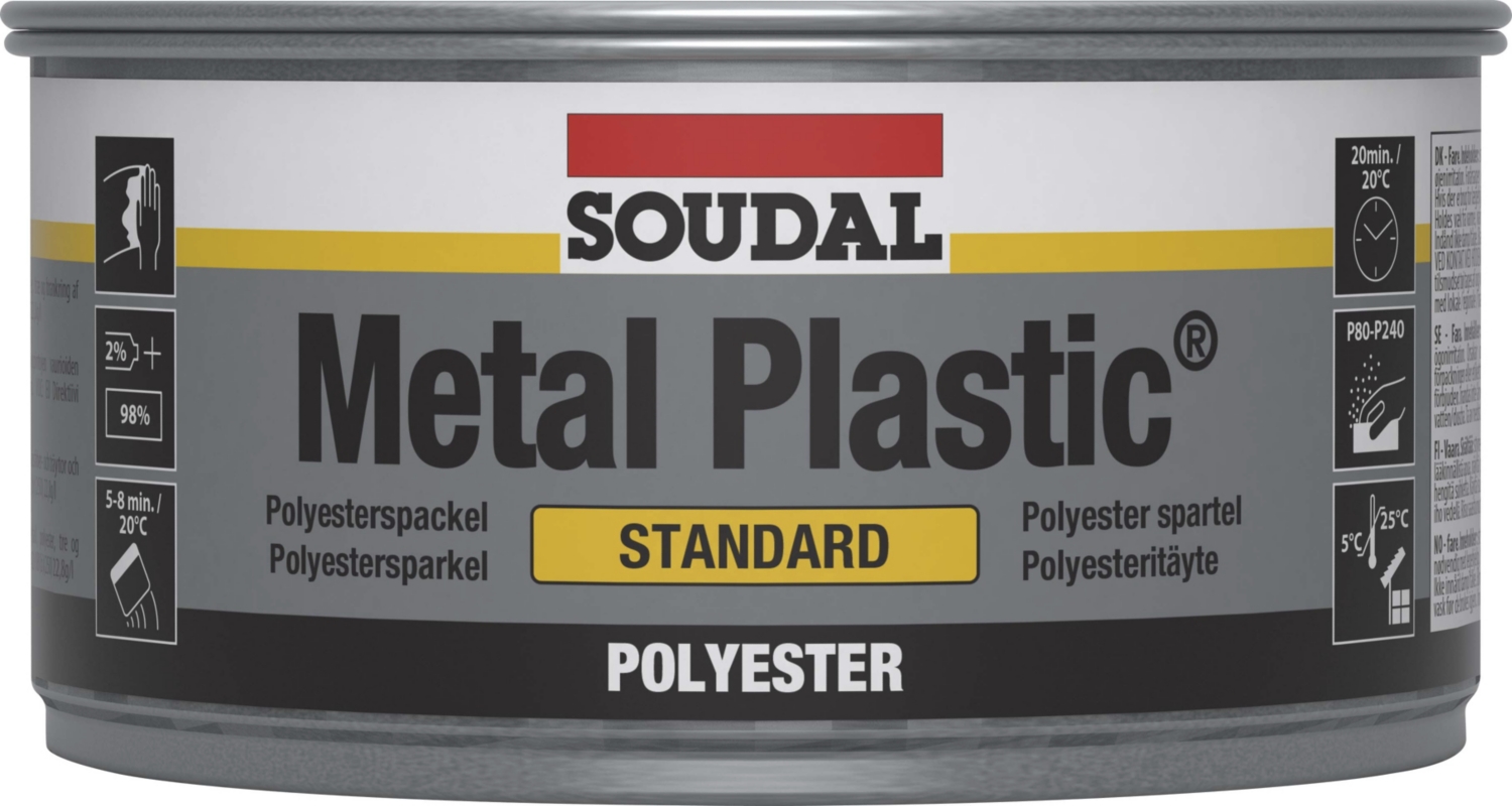 Mastic carrosserrie polyester d'étain 2C 