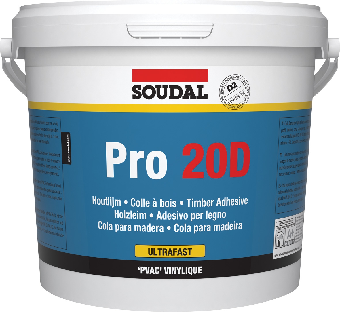 Colle à bois rapide PRO20D Soudal