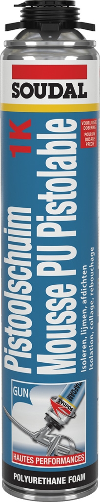 Mousse d'isolation - Mousse PU d'isolation pistolable - Soudal