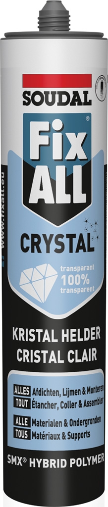Mastic colle Fix All crystal Soudal
