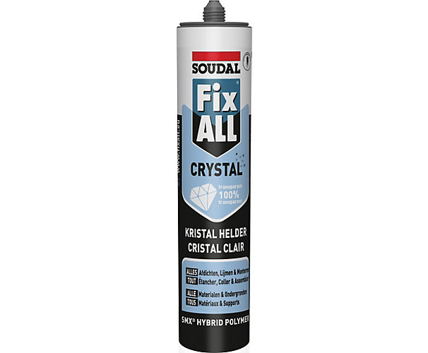 Mastic colle Fix All crystal Soudal