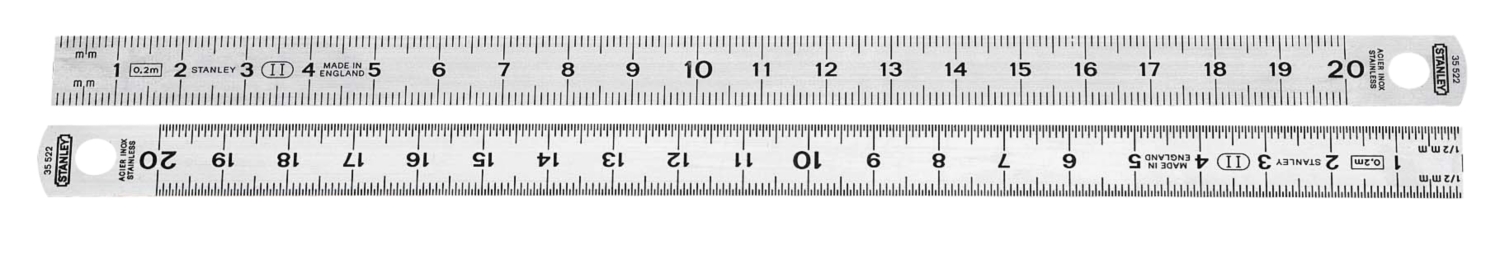 Réglet semi-flexible inox Classe II Stanley