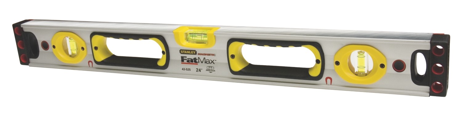 Niveaux tubulaires Magnétiques STANLEY FATMAX® 3 fioles -2m