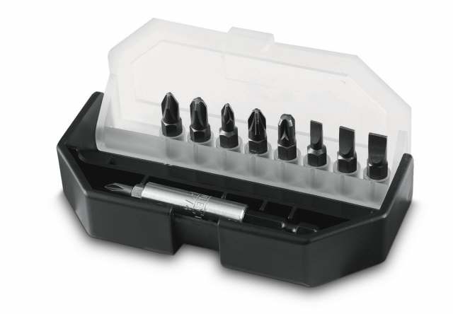 Coffret de vissage 9 embouts + 1 porte-embouts Stanley