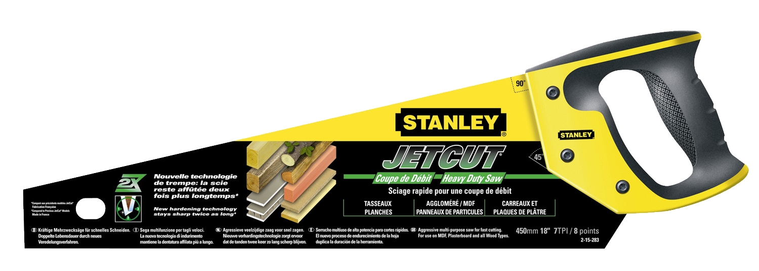 Scies égoïnes JetCut coupe de débit Stanley