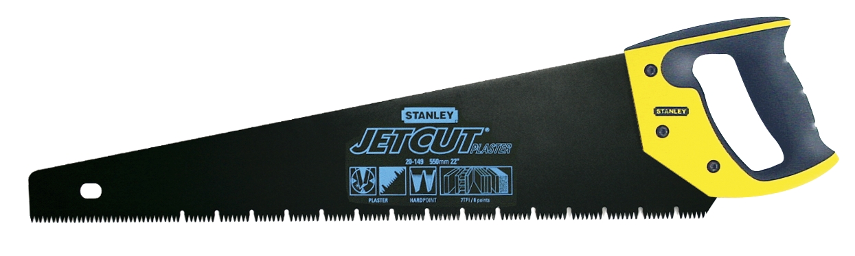 Scie égoïne JetCut Blade Armor spéciale panneaux de plâtre Stanley