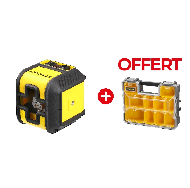Laser Croix Cubix (vert) + Organiseur 10 compartiments offert