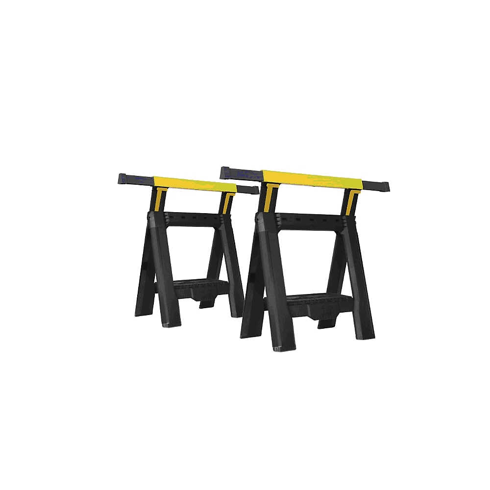 Lot de 2 tréteaux pliables télescopiques Stanley