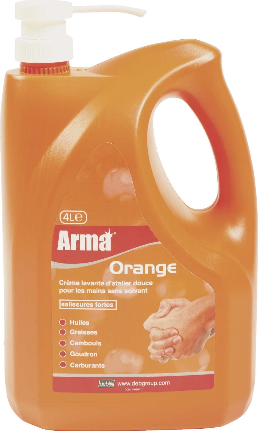 Gel nettoyant microbilles sans solvant Arma® - Orange Arma