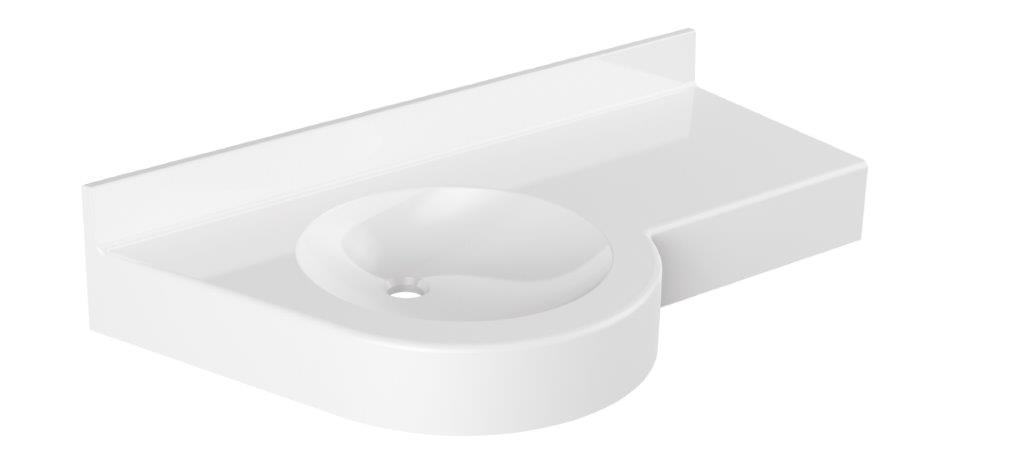 Plan vasque Acajou - Prismalite Stratus