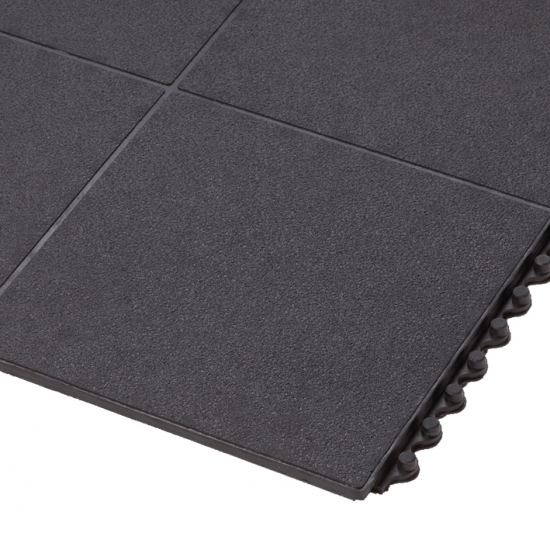 Tapis anti-fatigue 556 Cushion Ease Solid - Noir Notrax