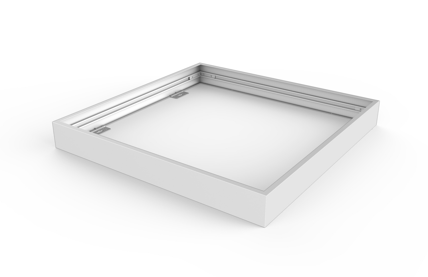 Cadre blanc en aluminium pour dalle LED 60x60 