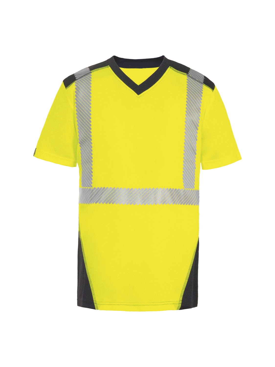  Tee-shirt Bali HV - Jaune / Marine 