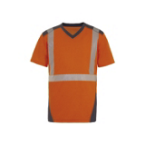  Tee-shirt Bali HV - Orange / Marine 