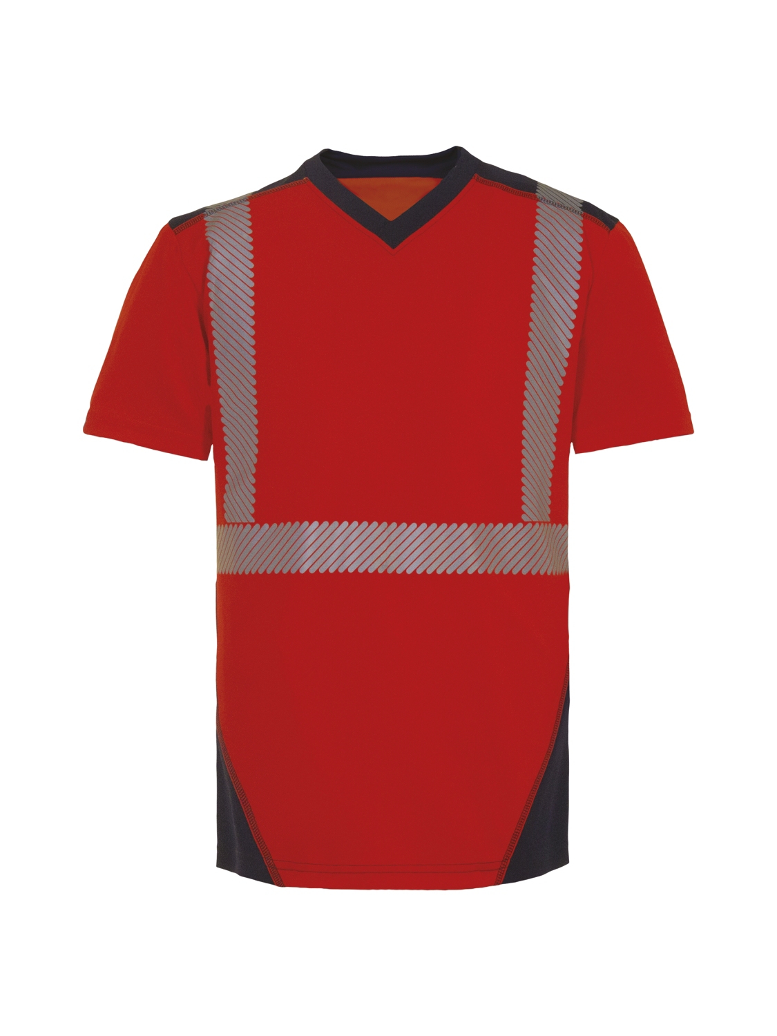 Tee-shirt Bali HV - Rouge / Marine T2S