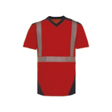  Tee-shirt Bali HV - Rouge / Marine 