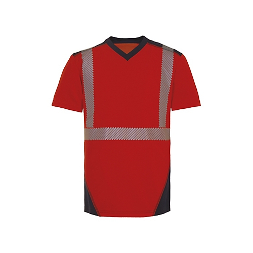 Tee-shirt Bali HV - Rouge / Marine T2S