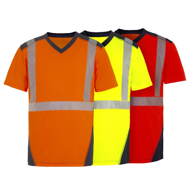 Tee-shirt Bali HV - Jaune / Marine T2S