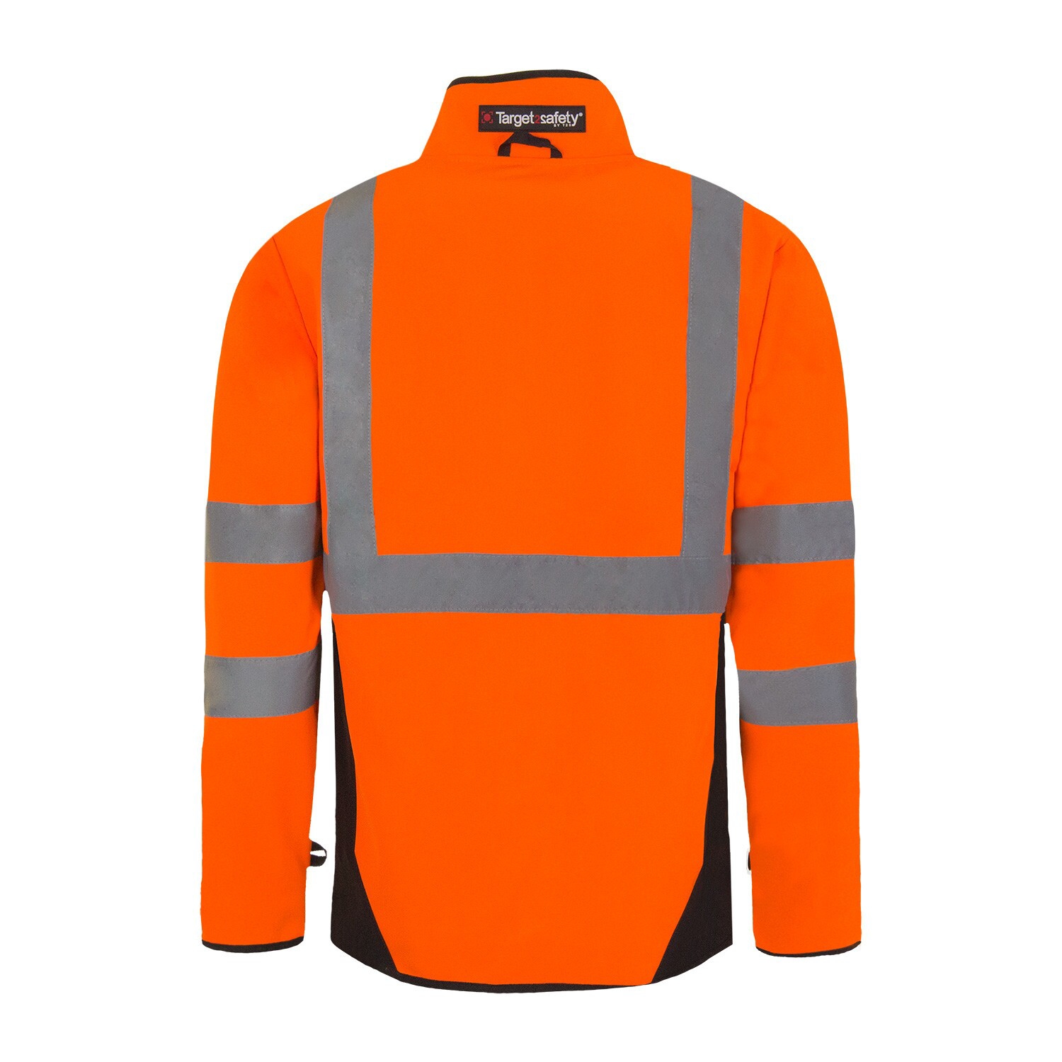 Veste Softshell 3 couches HV polyester mixte Falcon orange / marine T2S