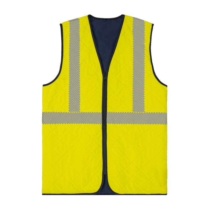 Gilet rafraichîssant HV polyester mixte Kipcool jaune T2S