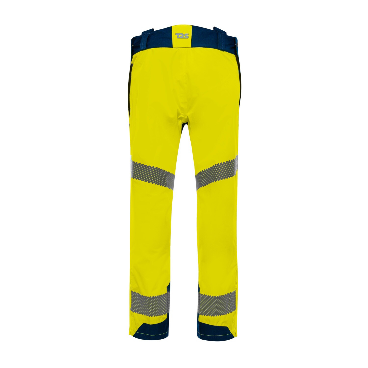 Pantalon de pluie HV polyester mixte Everest jaune / marine T2S
