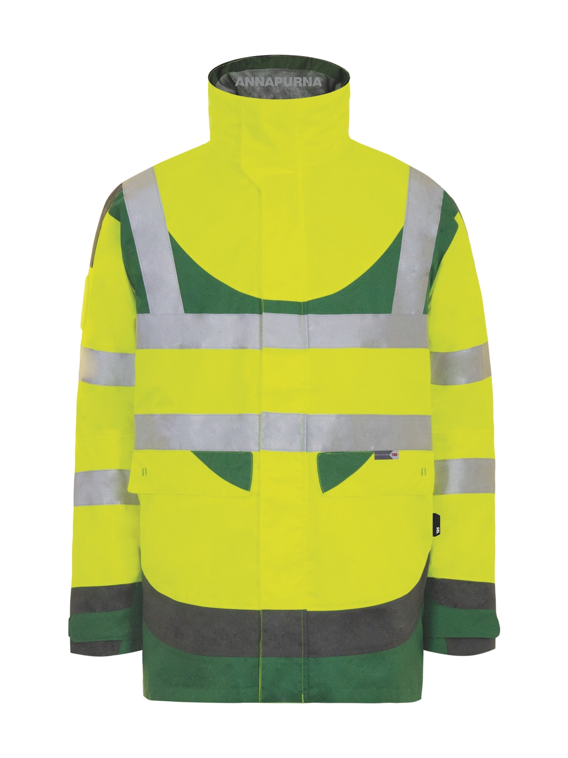 Parka 4 en 1 Annapurna 2 HV - Jaune / Vert T2S