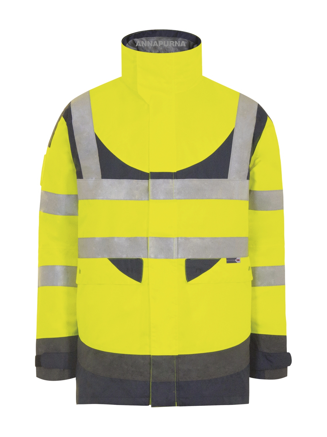  Parka 4 en 1 HV polyester mixte Annapurna 2 jaune / marine 
