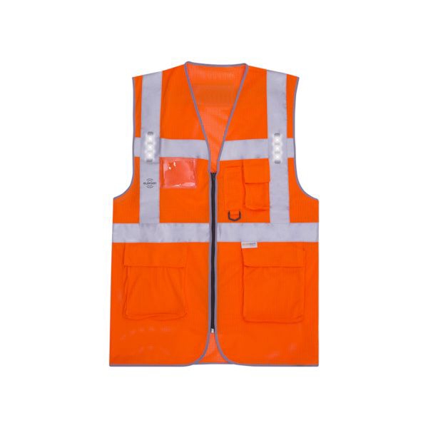 Gilet Safari Led HV - Orange T2S