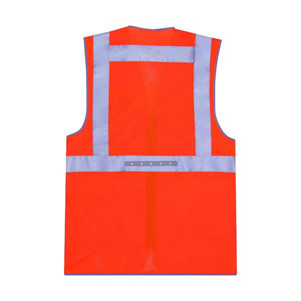 Gilet Safari Led HV - Orange T2S