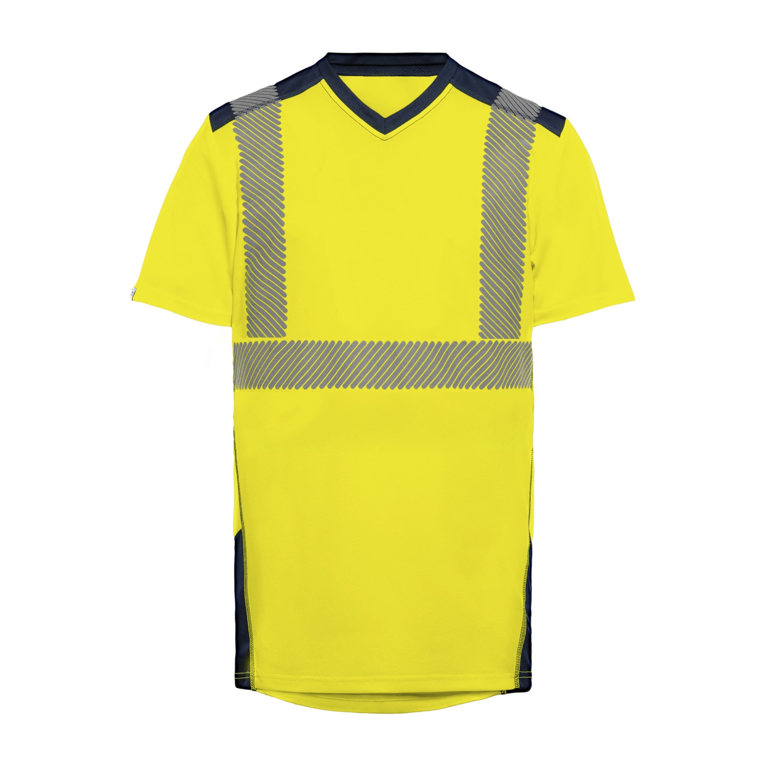 T-Shirt Bali HV jaune / marine