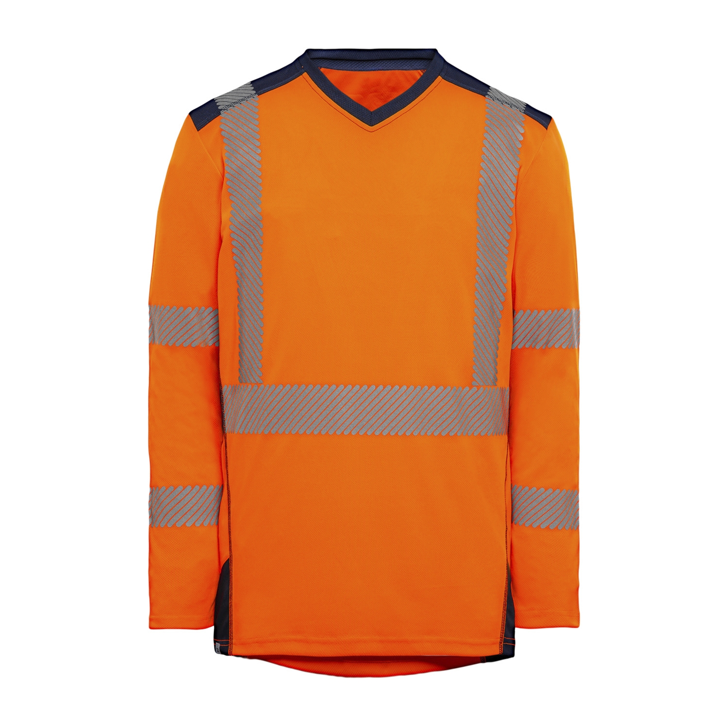 T-shirt Bali ML HV - orange / marine