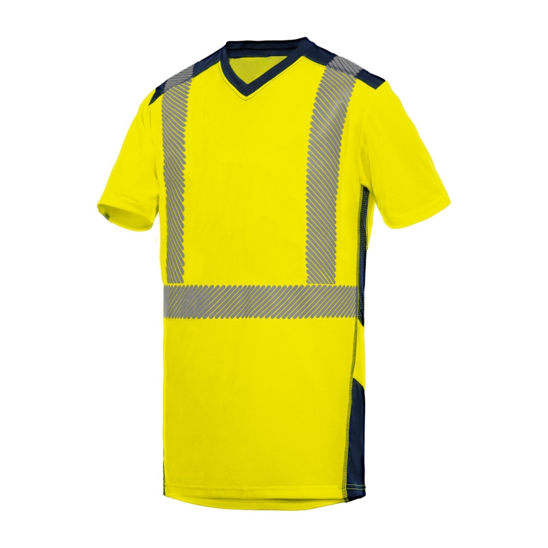 T-shirt Jakarta HV - Jaune / Marine